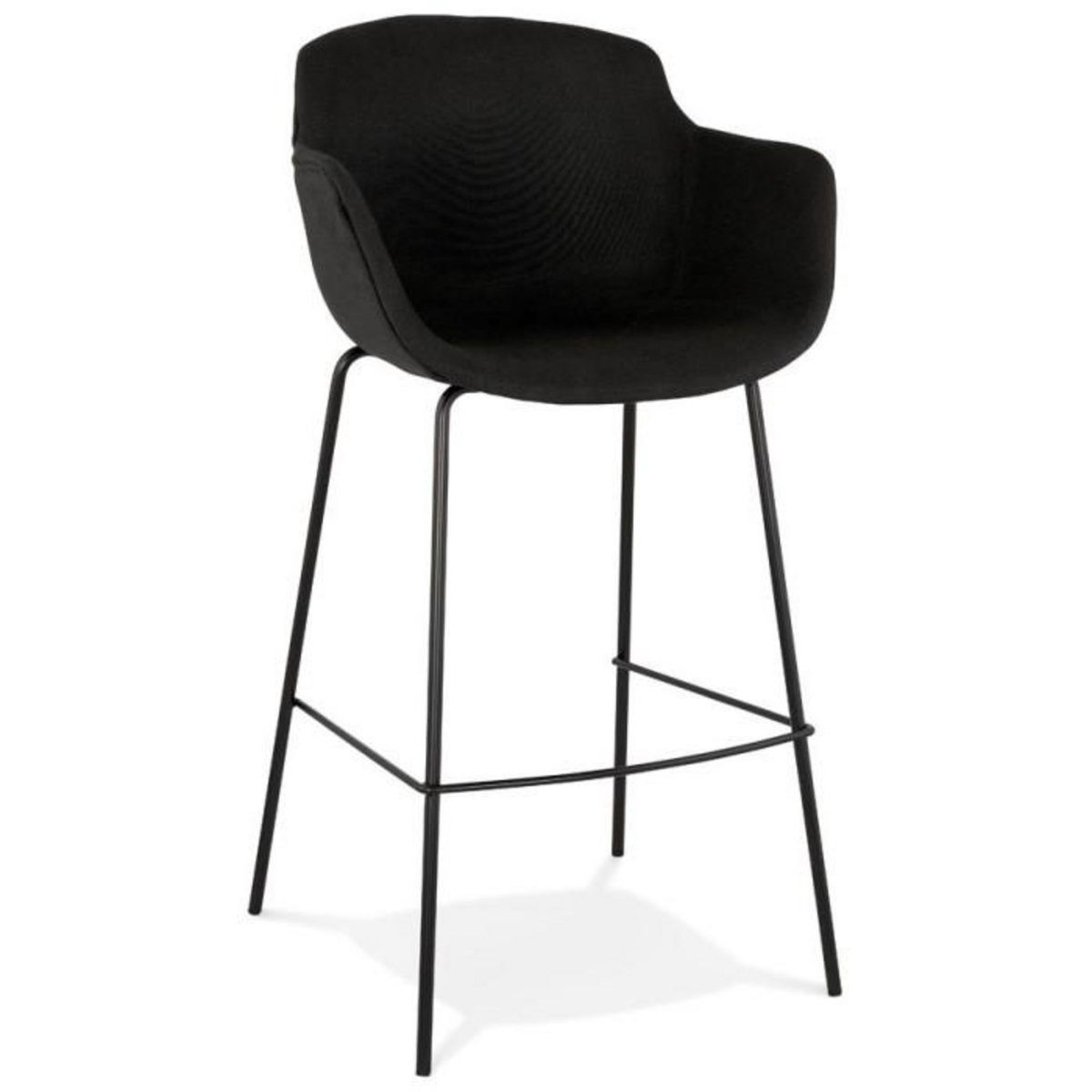 Paris Prix Tabouret de Bar Design  Largesa  107cm Noir