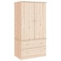 Voir la diapositive 2 : VIDAXL Garde-robe ALTA 90x55x170 cm bois massif de pin