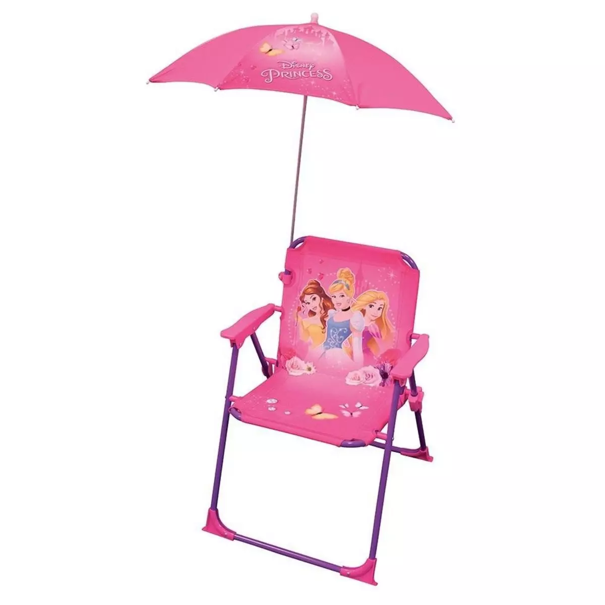 FUN HOUSE Chaise pliante Parasol  - Princesse Disney