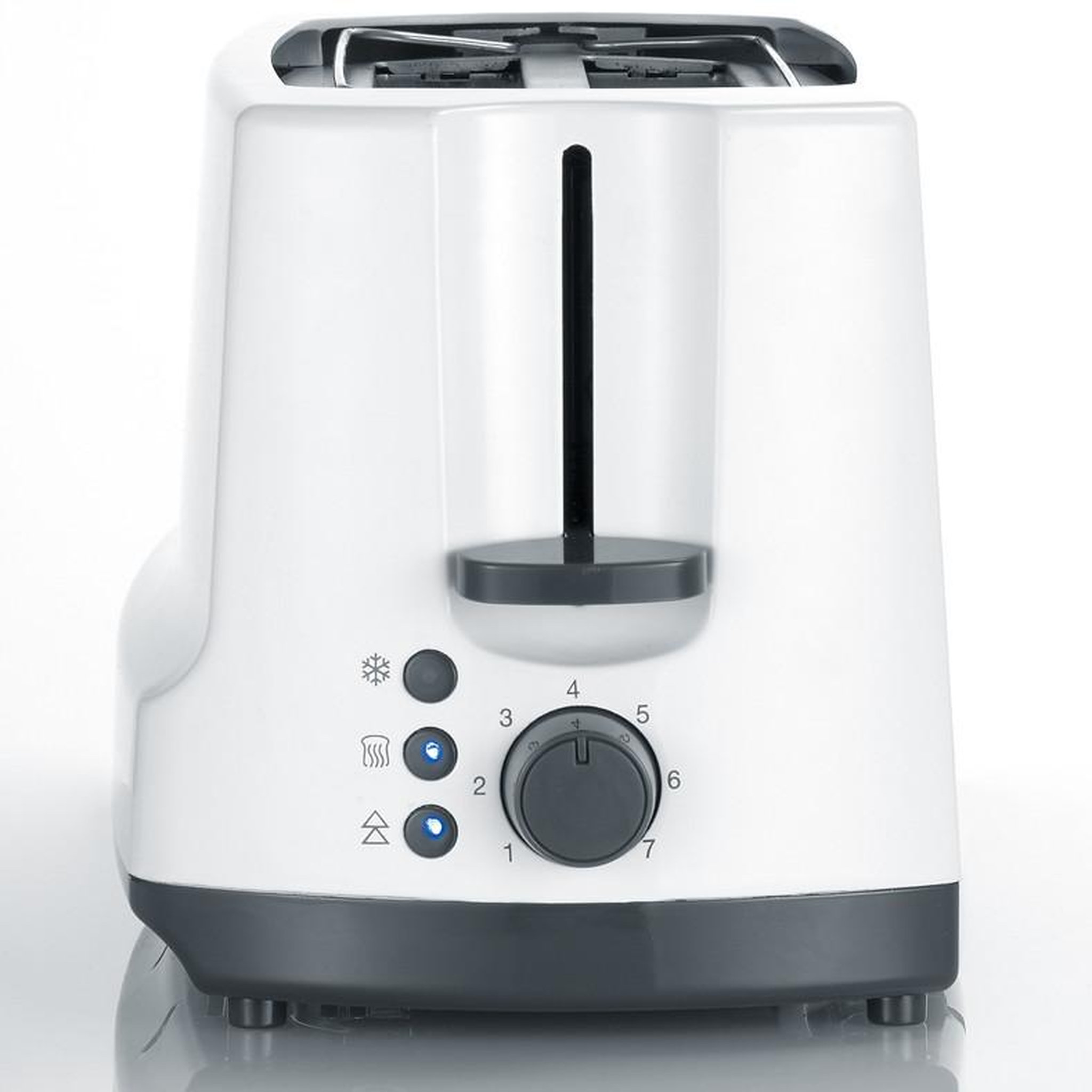 Voir la diapositive 2 : SEVERIN Grille-pains 2 fentes 1400w gris/blanc - at 2234