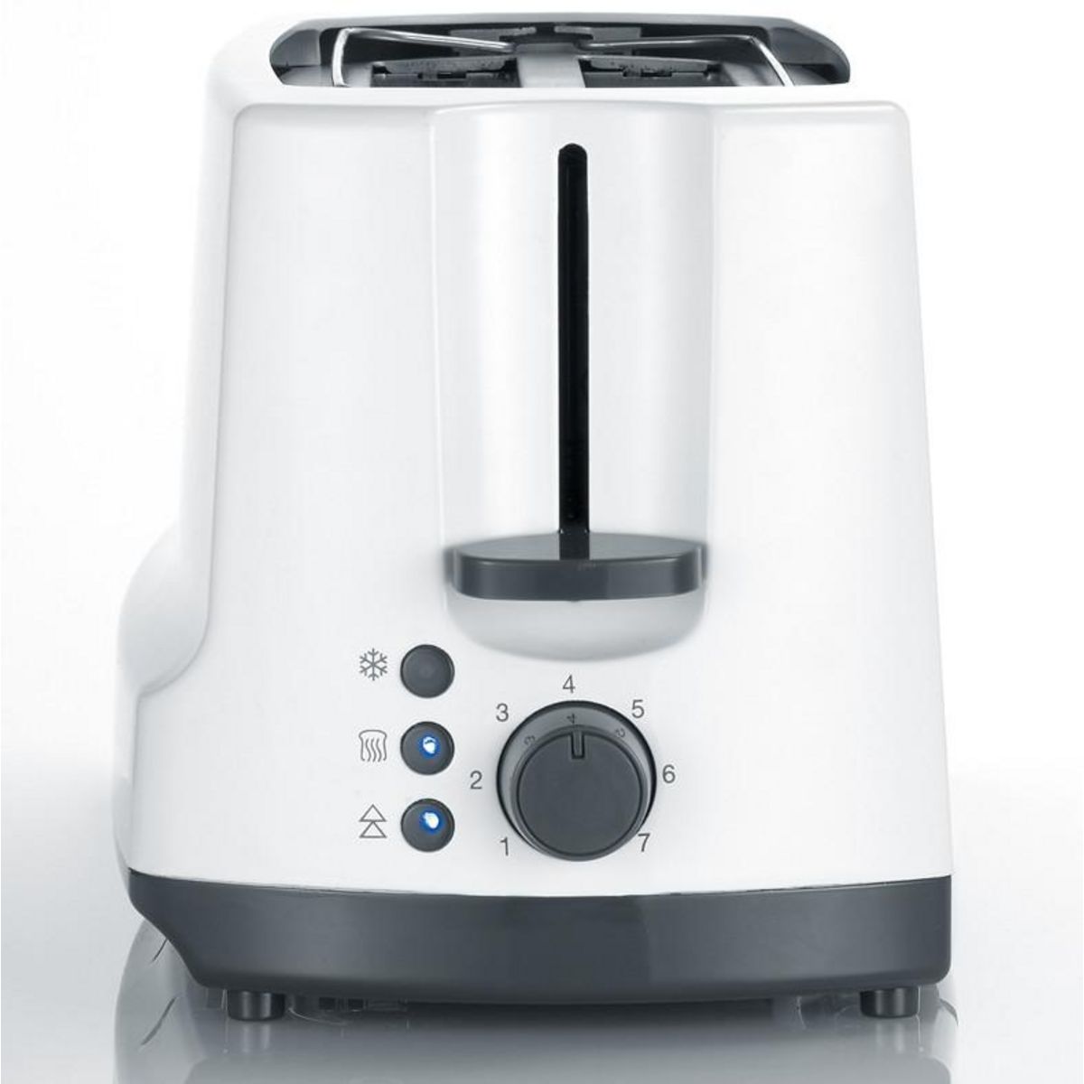 SEVERIN Grille-pains 2 fentes 1400w gris/blanc - at 2234