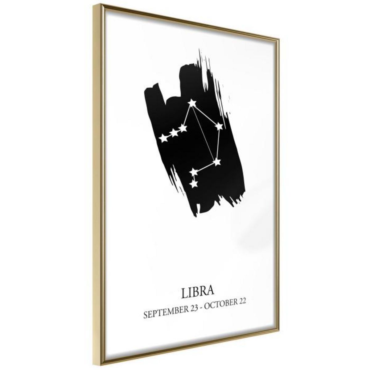 Paris Prix Affiche Murale Encadrée  Zodiac Libra I