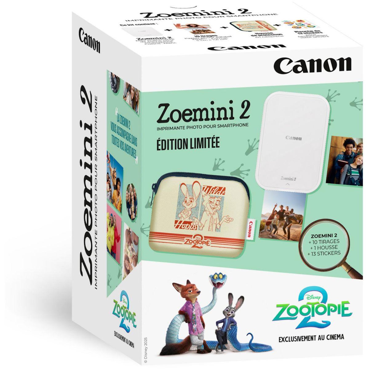 Canon Imprimante photo portable Zoemini 2 Edition Zootopie 2