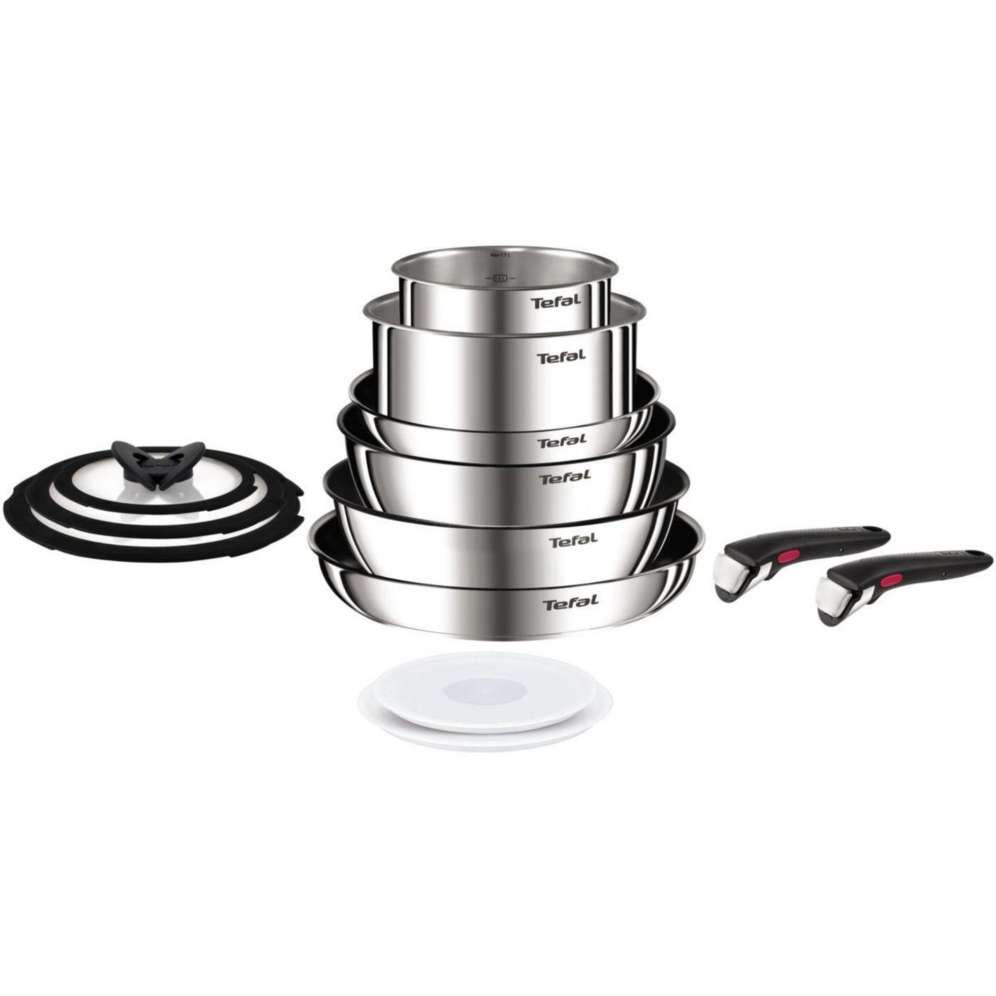 Voir la diapositive 1 : TEFAL Batterie de cuisine Ingenio Emotion 13pcs