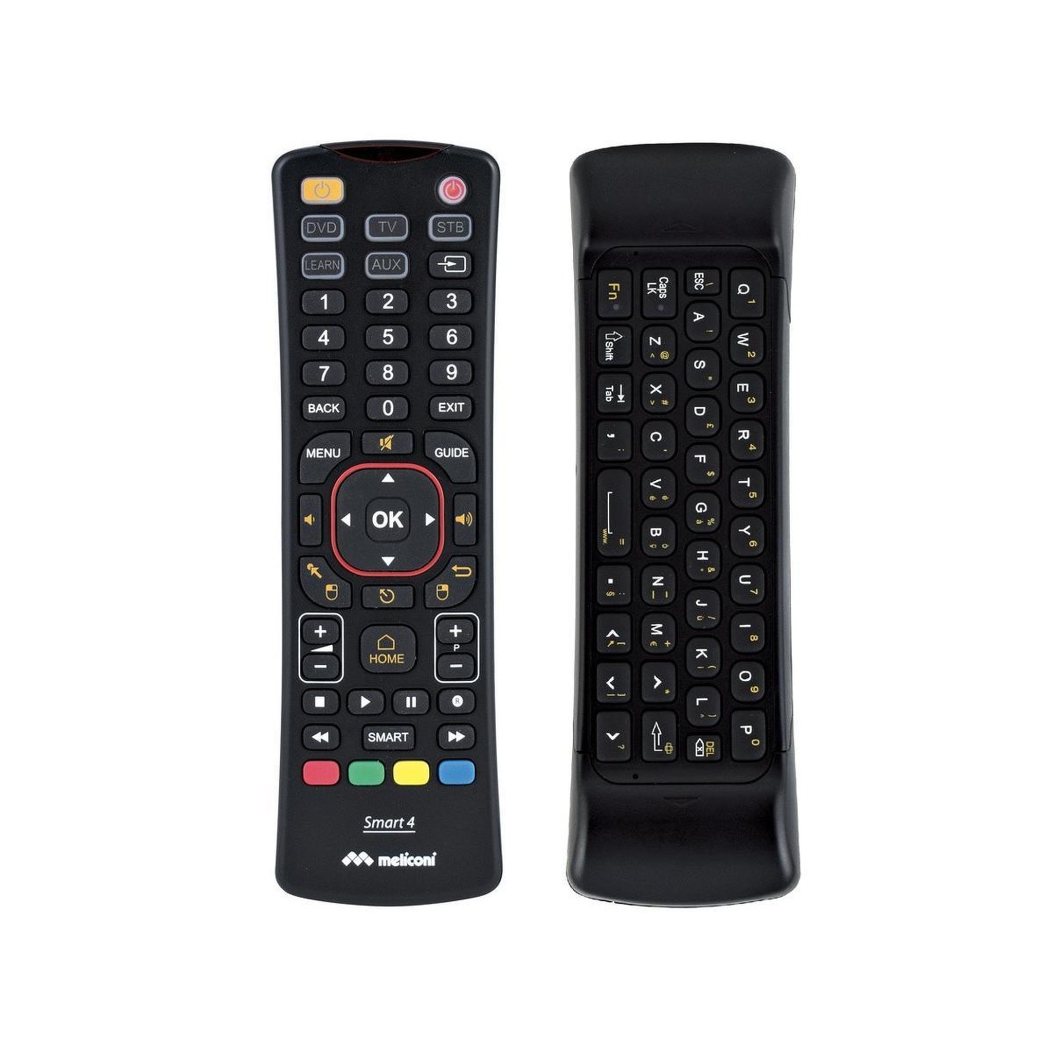 Meliconi Meliconi Smart 4 télécommande RF sans fil TV, Tuner TV Appuyez sur les boutons