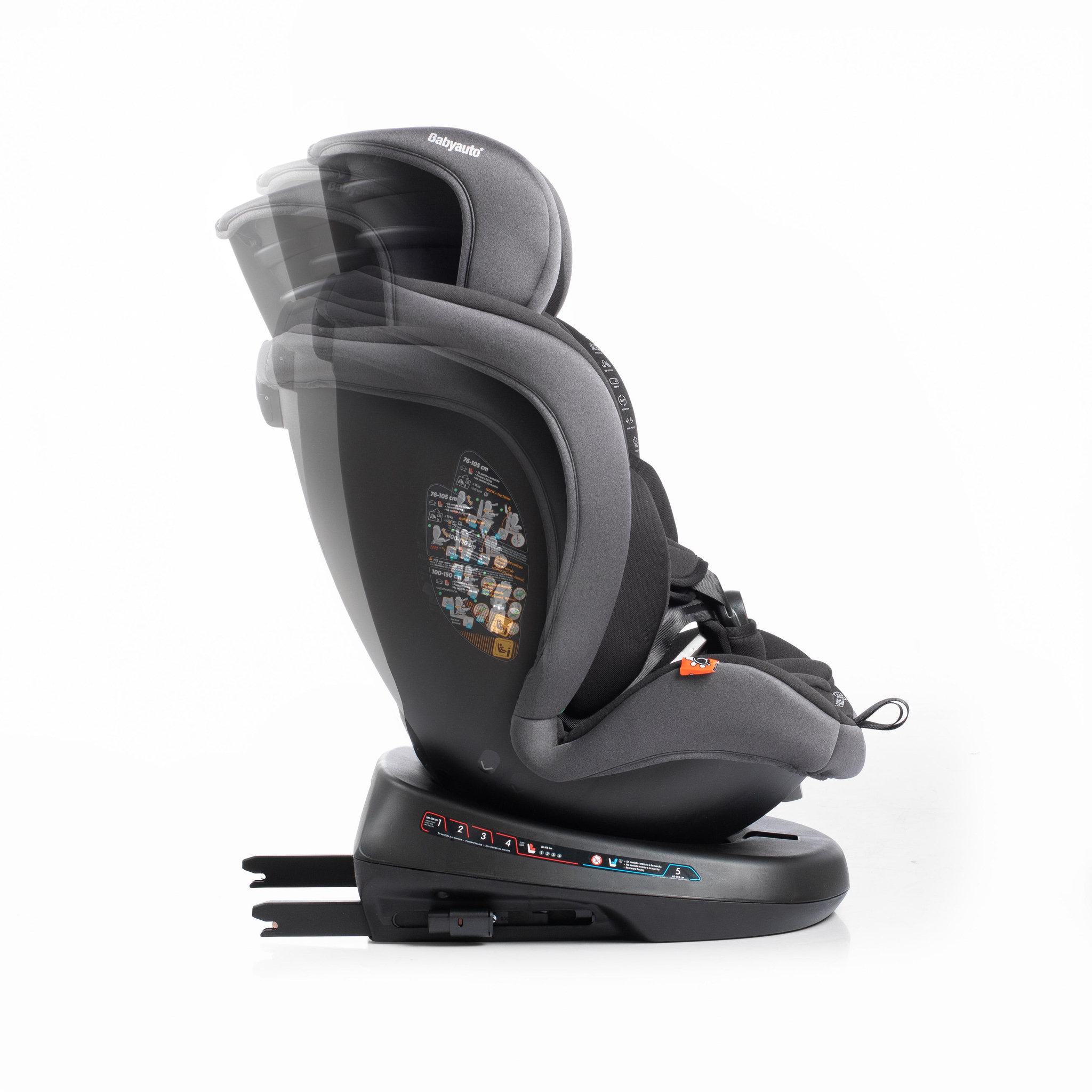 Voir la diapositive 4 : BABYAUTO Siège auto rodia ifix top tether 40-150 cm