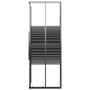 Voir la diapositive 3 : VIDAXL Cabine de douche a rayures ESG 80x80x180 cm Noir