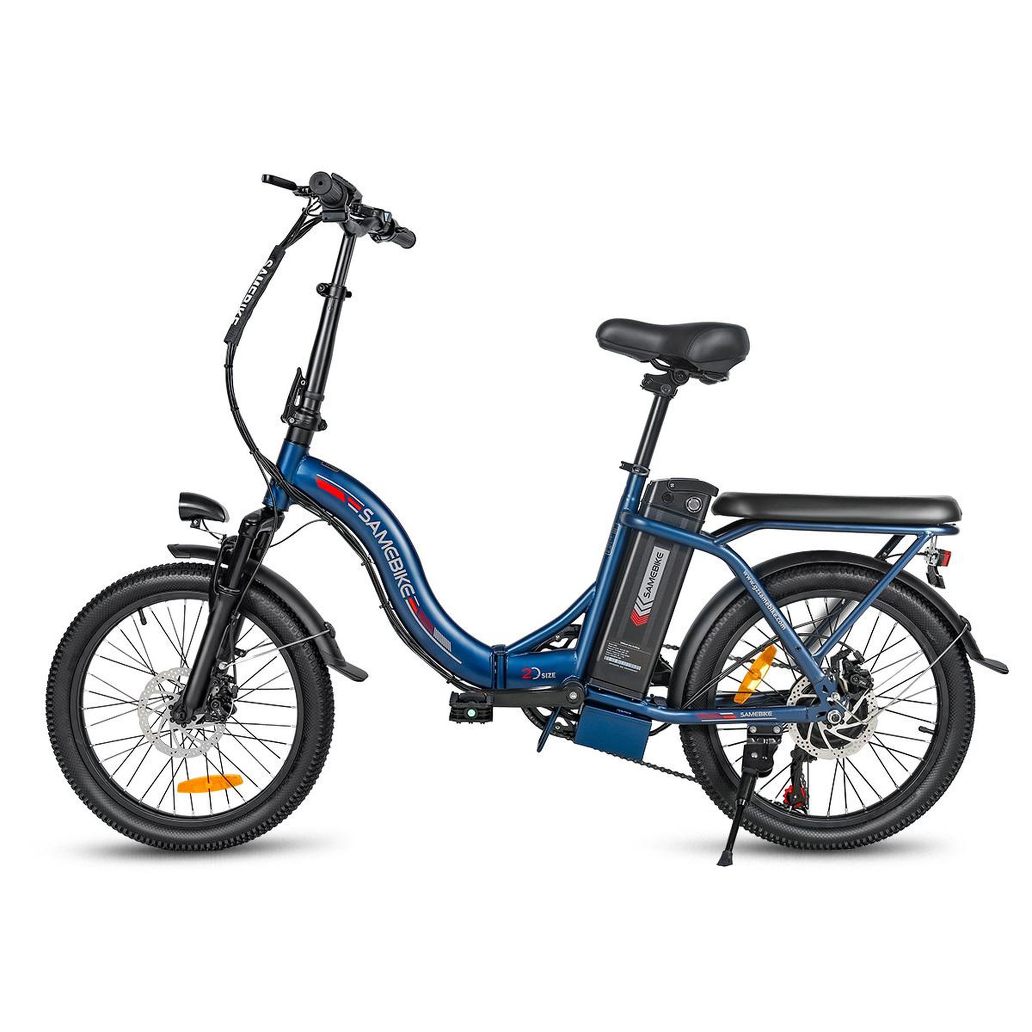Voir la diapositive 4 : SAMEBIKE Vélo électrique pliant de ville SAMEBIKE CY20