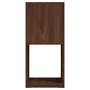 Voir la diapositive 4 : VIDAXL Armoire rotative Chene marron 34,5x34,5x75,5 cm bois ingenierie