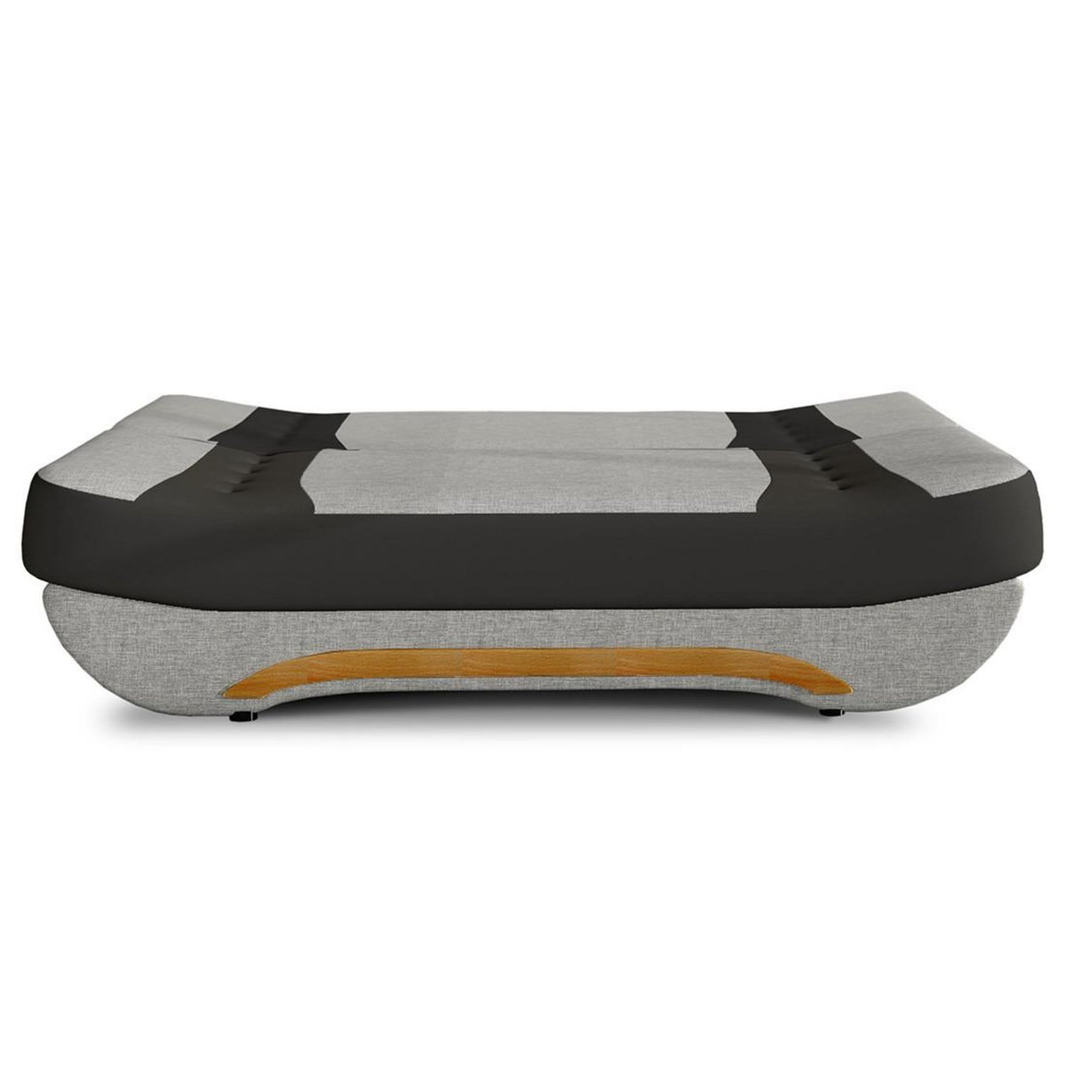 BEST MOBILIER Nelson - canapé convertible clic-clac 3 places en tissu