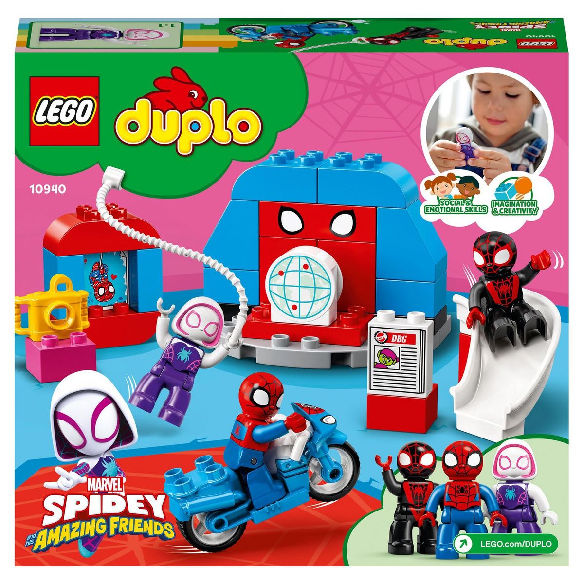 LEGO DUPLO 10940 - Marvel Le QG de Spider-Man
