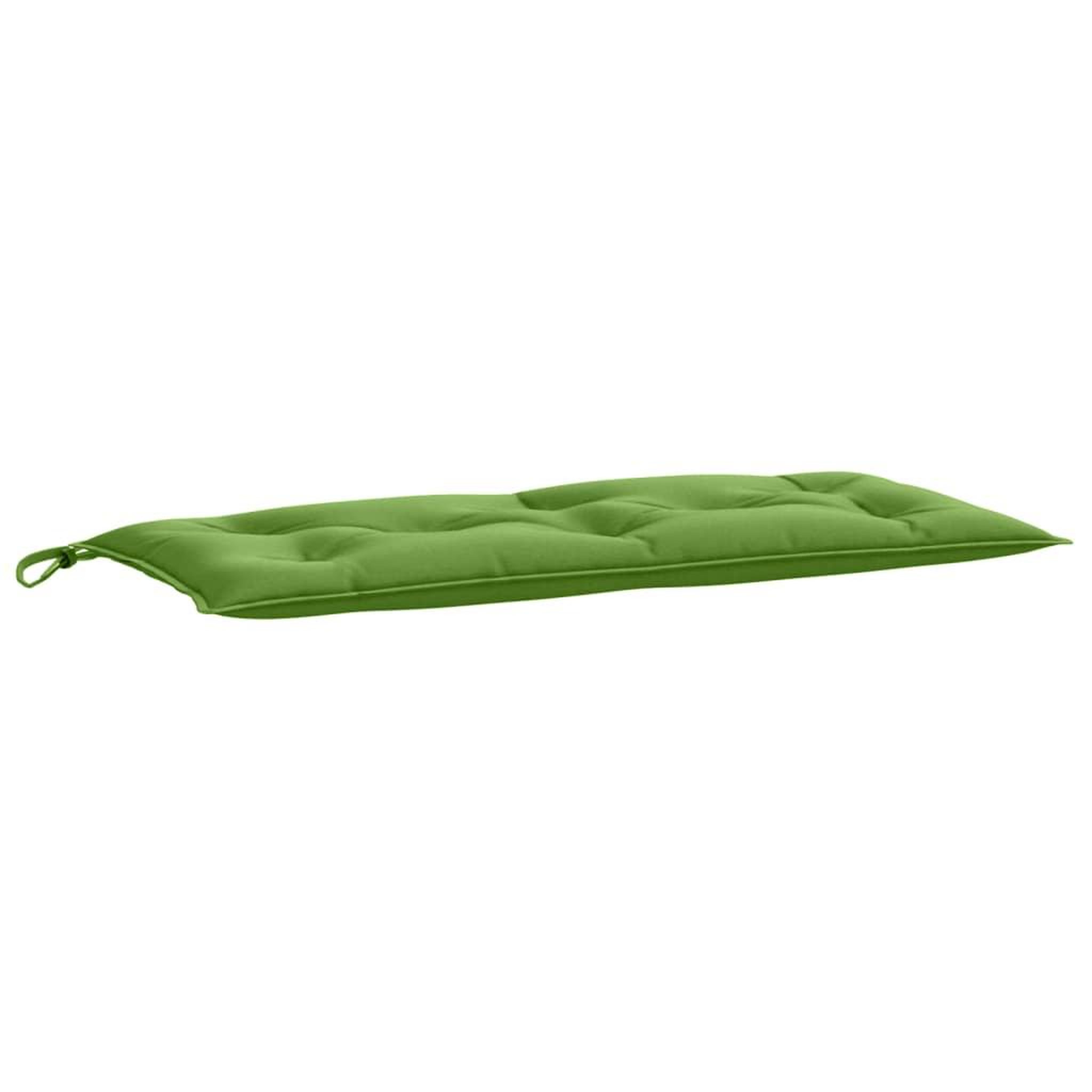 Voir la diapositive 2 : VIDAXL Coussin de banc de jardin vert melange 100x50x7 cm tissu