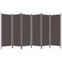 Voir la diapositive 2 : VIDAXL Cloison de separation 6 panneaux Anthracite 300x180 cm