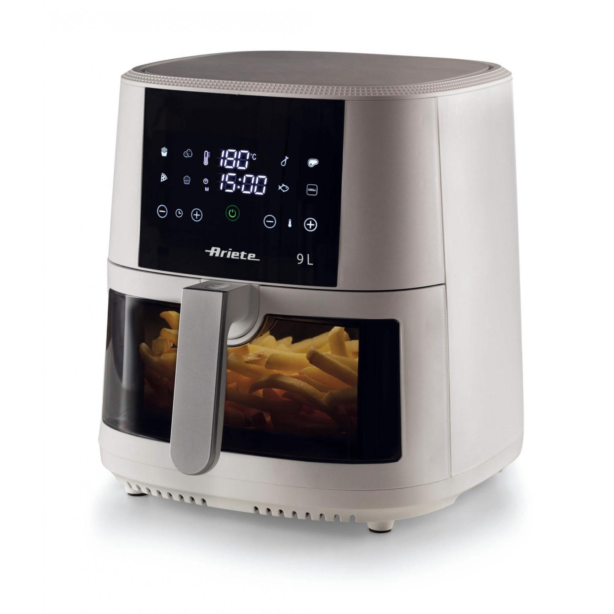 Voir la diapositive 2 : ARIETE Friteuse à air chaud Ariete 9L fonction grill blanche