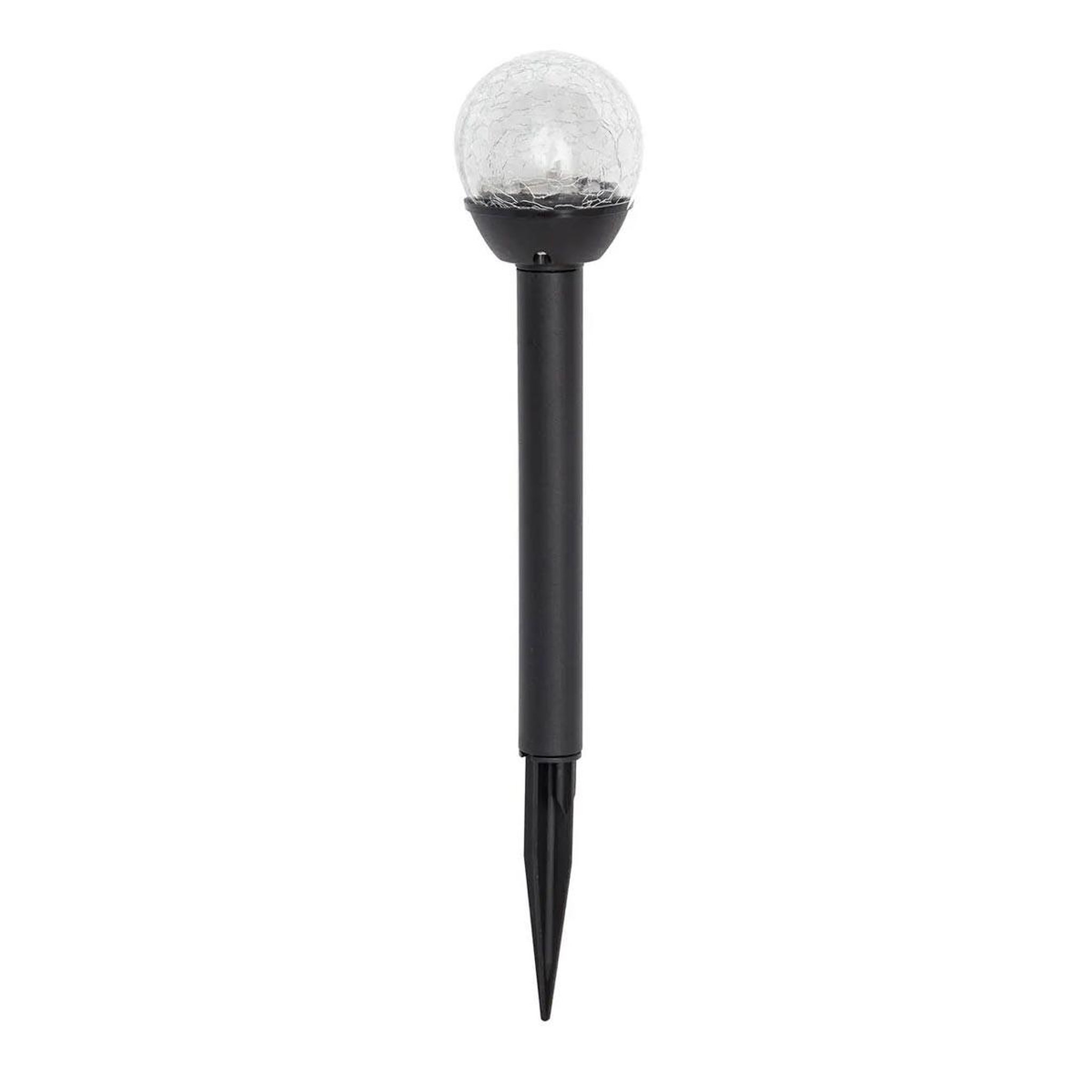 Paris Prix Balise Solaire à Planter  Craquelé  23cm Noir
