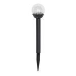 Paris Prix Balise Solaire à Planter  Craquelé  23cm Noir