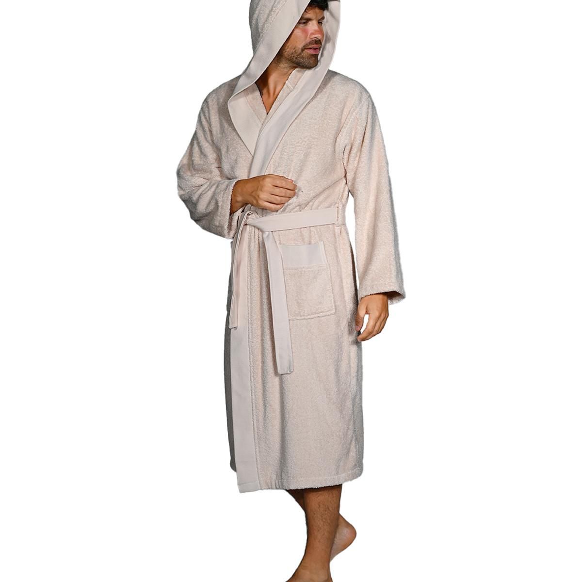 Sensei Maison Peignoir mixte à capuche uni 420 g/m² BOXER