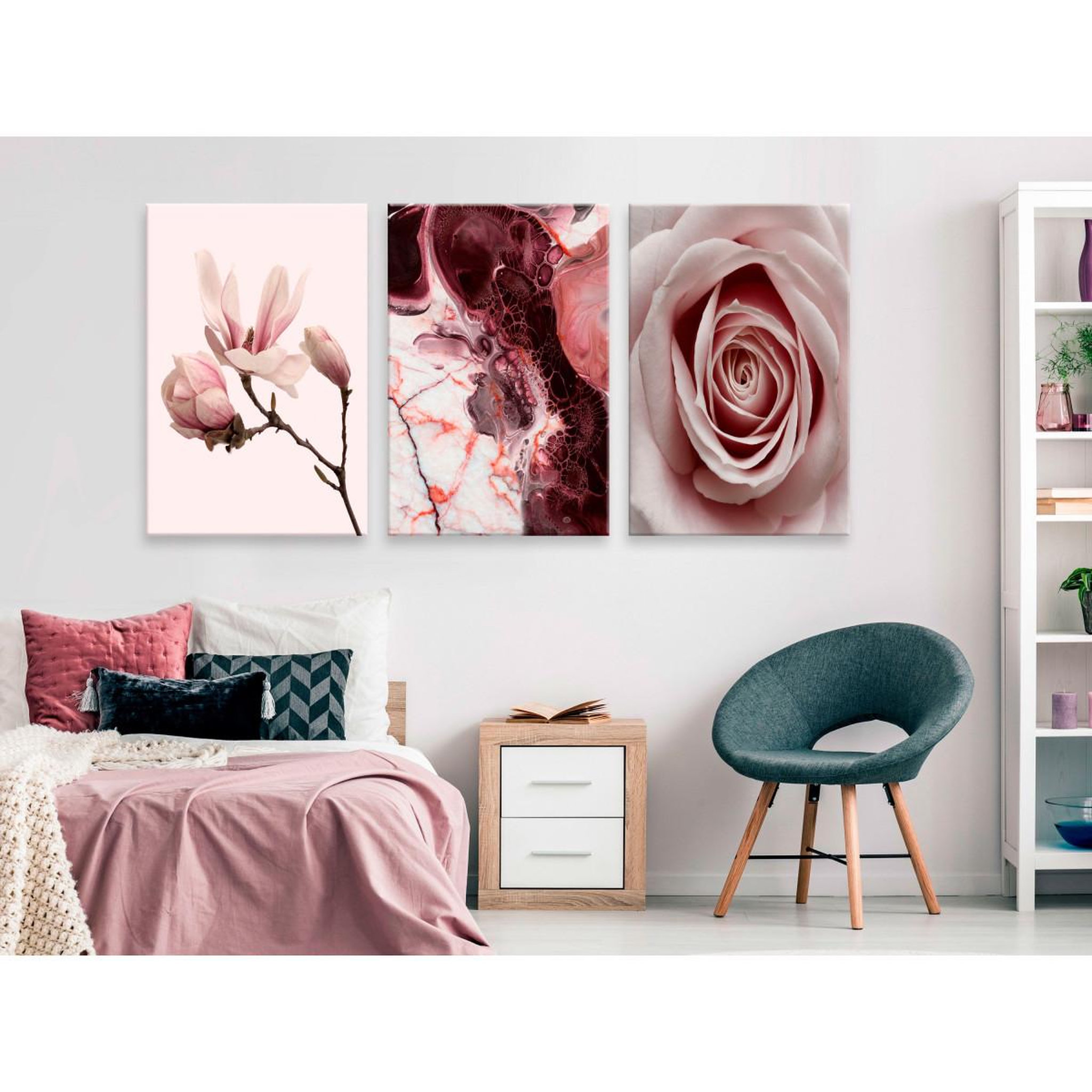 Voir la diapositive 2 : Paris Prix Tableau imprimé  vanilla experience 3 panneaux  60x120cm