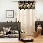Voir la diapositive 2 : Paris Prix Coussin Déco Imprimé  Karaba  30x50cm Noir