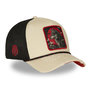 Voir la diapositive 4 : CAPSLAB Casquette trucker premium avec filet et patch Wise Wolf