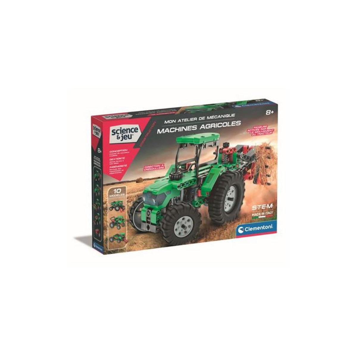 CLEMENTONI Jeu de construction Clementoni Machines agricoles