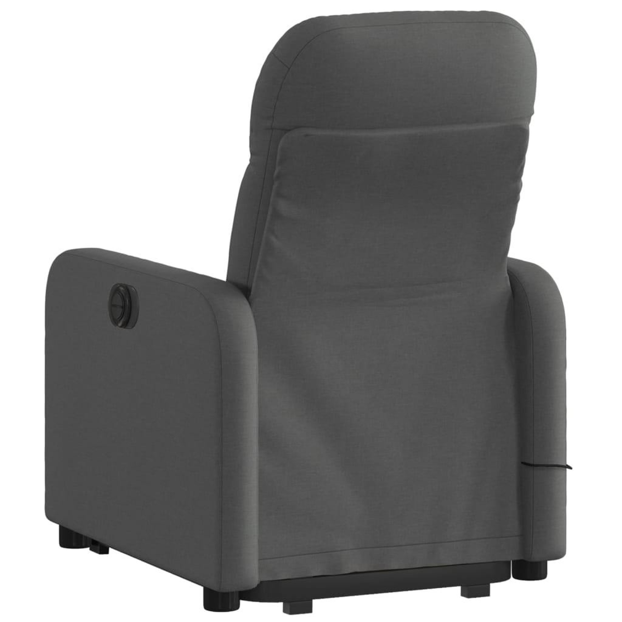 Voir la diapositive 4 : VIDAXL Fauteuil inclinable de massage electrique Gris fonce Tissu