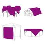 Voir la diapositive 5 : VIDAXL Housse de protection plantes avec œillets 1x5 m polyethylene