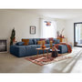 Voir la diapositive 2 : LISA DESIGN Caracas - canapé modulable d'angle droit - 5 places - en tissu