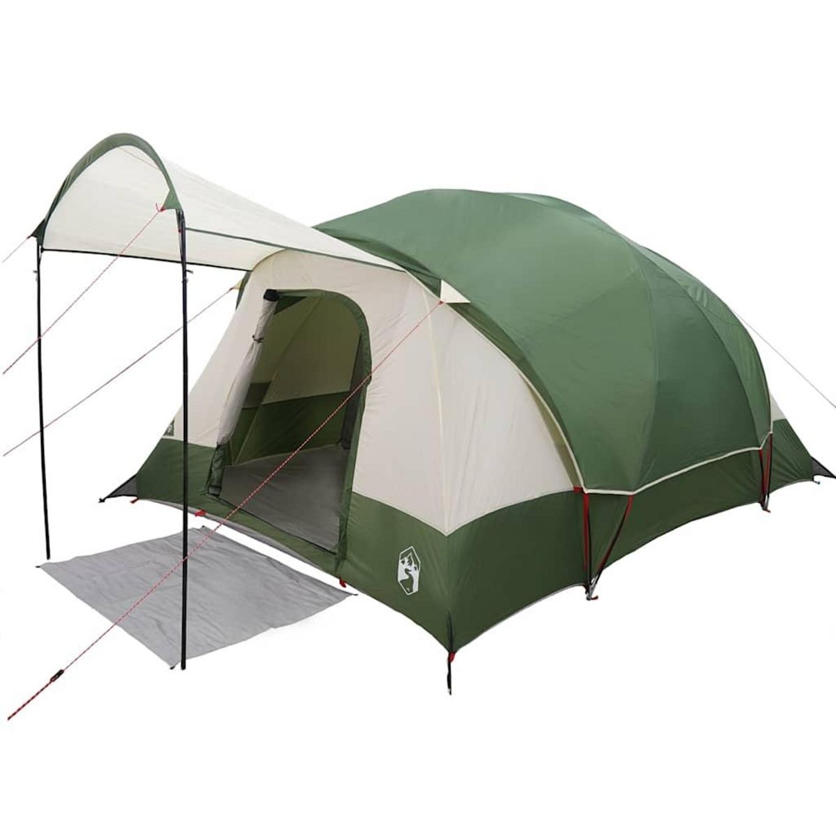 VIDAXL Tente familiale tunnel 8 personnes vert impermeable