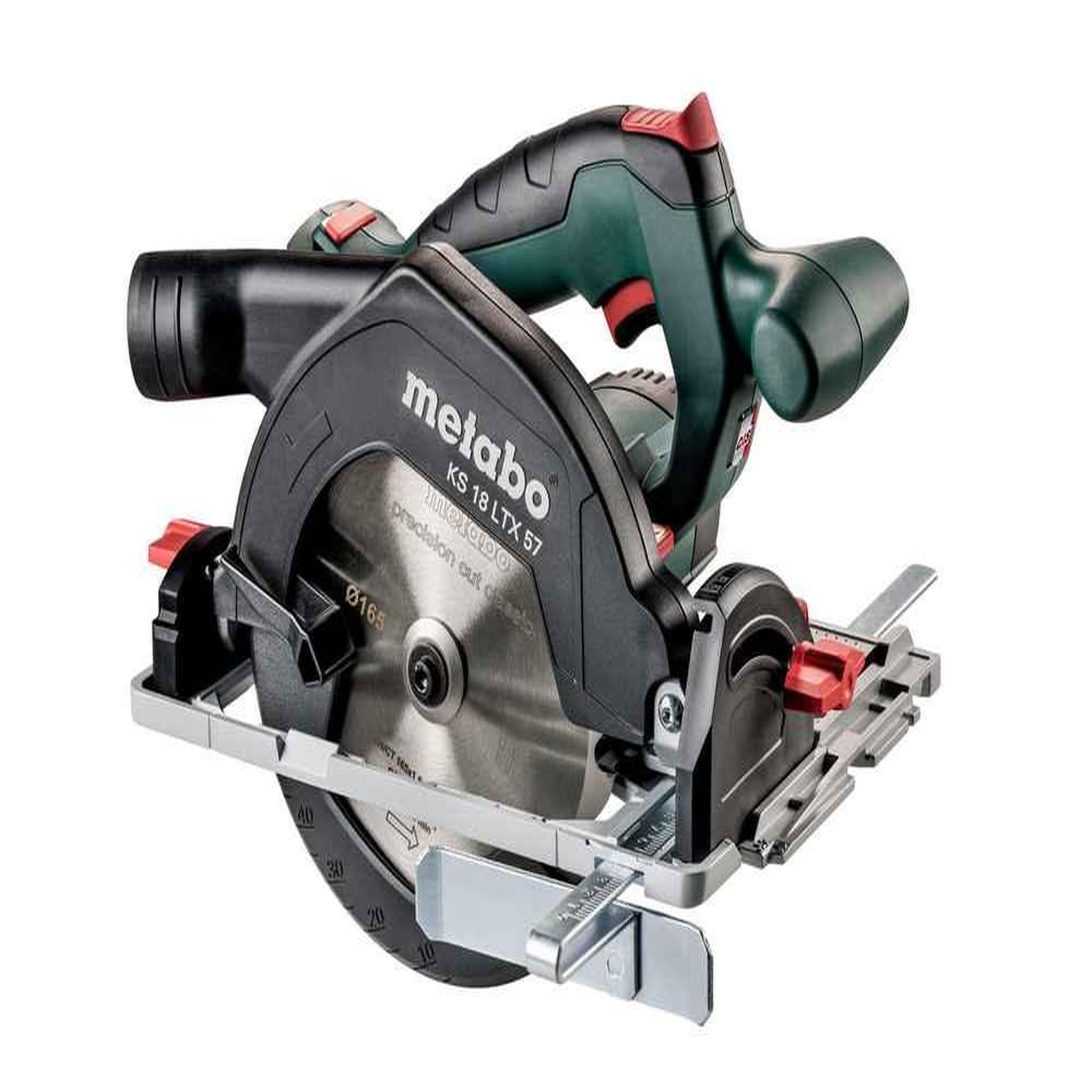 METABO SAS Scie circulaire 18 V KS 18 LTX 57 - Pick+Mix (sans batterie), coffret Metabox
