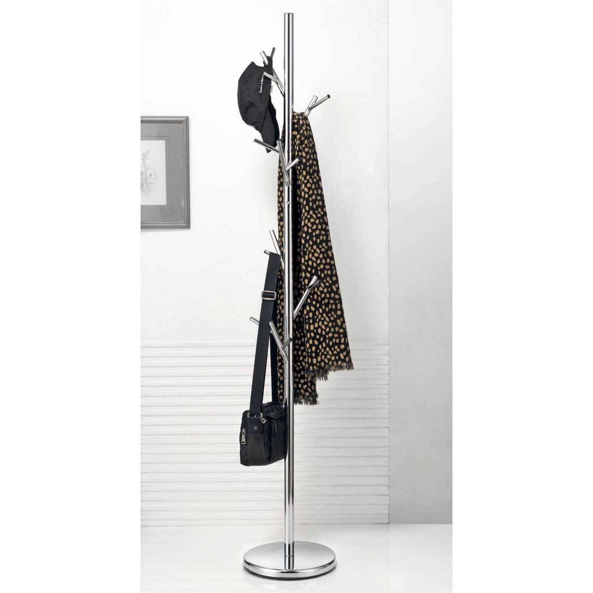IDIMEX Porte-manteaux ZENO, en métal laqué