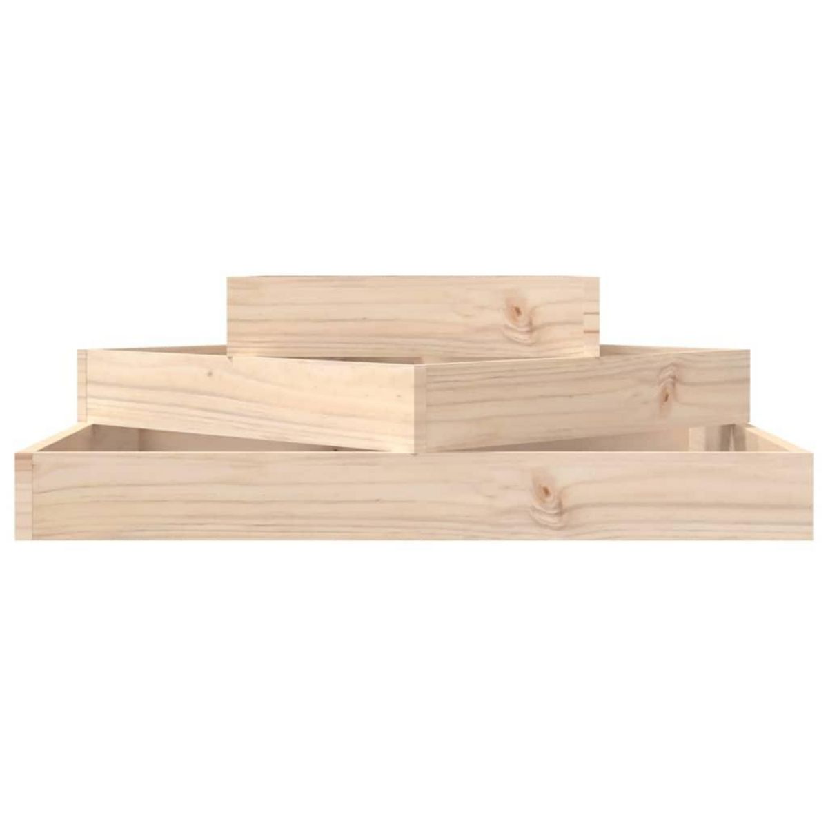 VIDAXL Jardiniere 83x83x27 cm Bois massif de pin