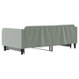 Voir la diapositive 5 : VIDAXL Lit de jour avec gigogne sans matelas gris clair 100x200 cm