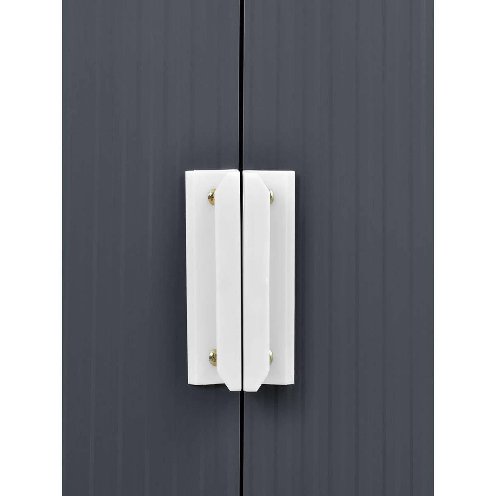 Voir la diapositive 4 : Habitat et Jardin Abri de jardin métal  vegas  - 2,7 m² - gris