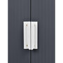 Voir la diapositive 4 : Habitat et Jardin Abri de jardin métal  Vegas  - 2,7 m² - Gris