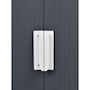 Voir la diapositive 4 : Habitat et Jardin Abri de jardin métal  Vegas  - 2,7 m² - Gris