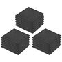 Voir la diapositive 2 : VIDAXL Carreaux de protection antichoc 18pcs Caoutchouc 50x50x3cm Noir