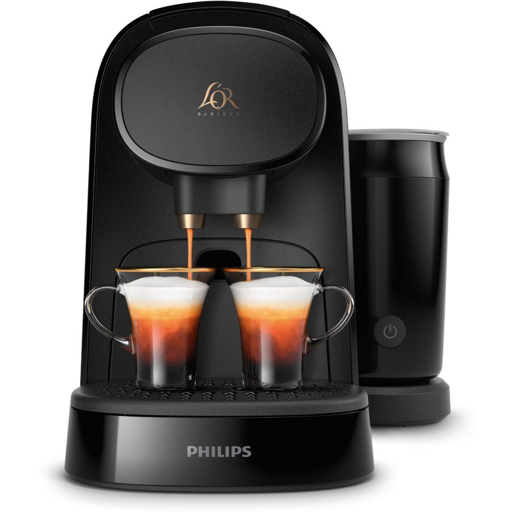 Voir la diapositive 2 : Philips Cafetière à dosette LM8014/60 l or barista original latte pi