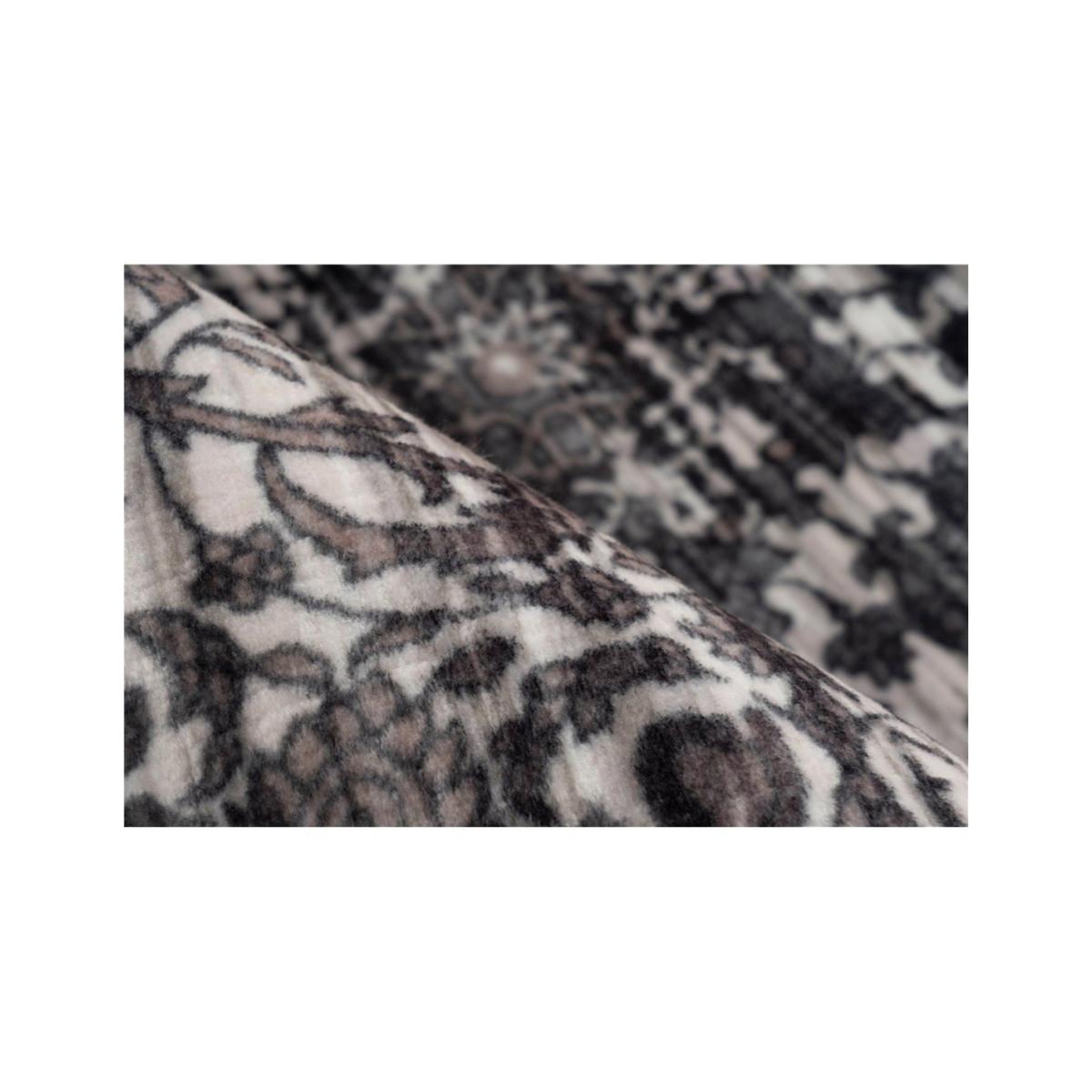 Voir la diapositive 3 : Paris Prix Tapis tissé imprimé à poils plats  saphira  gris
