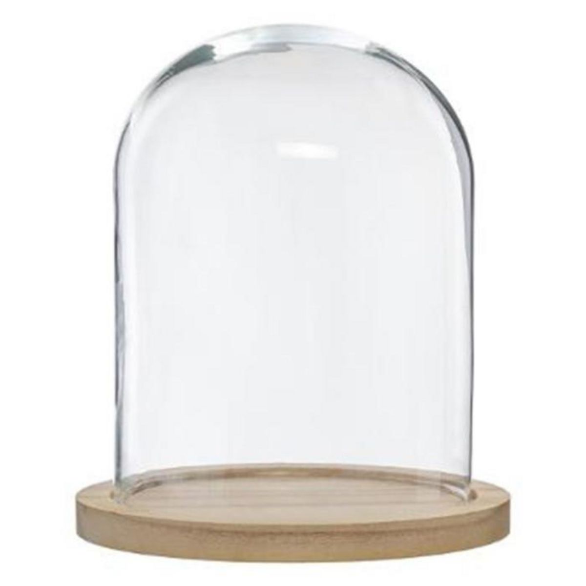 ATMOSPHERA Cloche Décorative en Verre  Shine  29cm Naturel