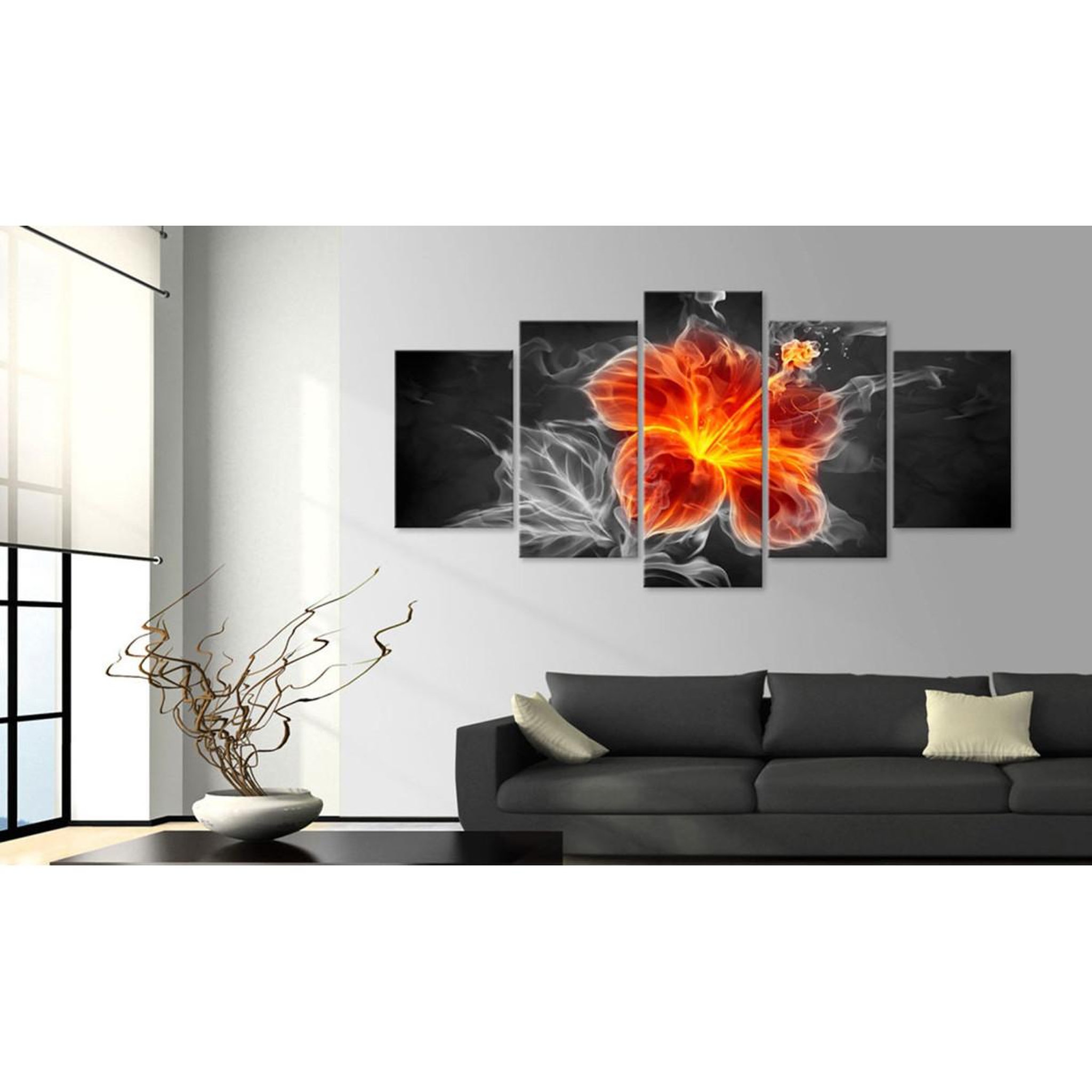 Voir la diapositive 2 : Paris Prix Tableau Imprimé  Smoky Flower