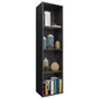 Voir la diapositive 3 : VIDAXL Bibliotheque/Meuble TV Blanc 36x30x143 cm Bois d'ingenierie