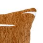 Voir la diapositive 2 : ATMOSPHERA Housse de Coussin Chenille  Jeni  30x50cm Caramel