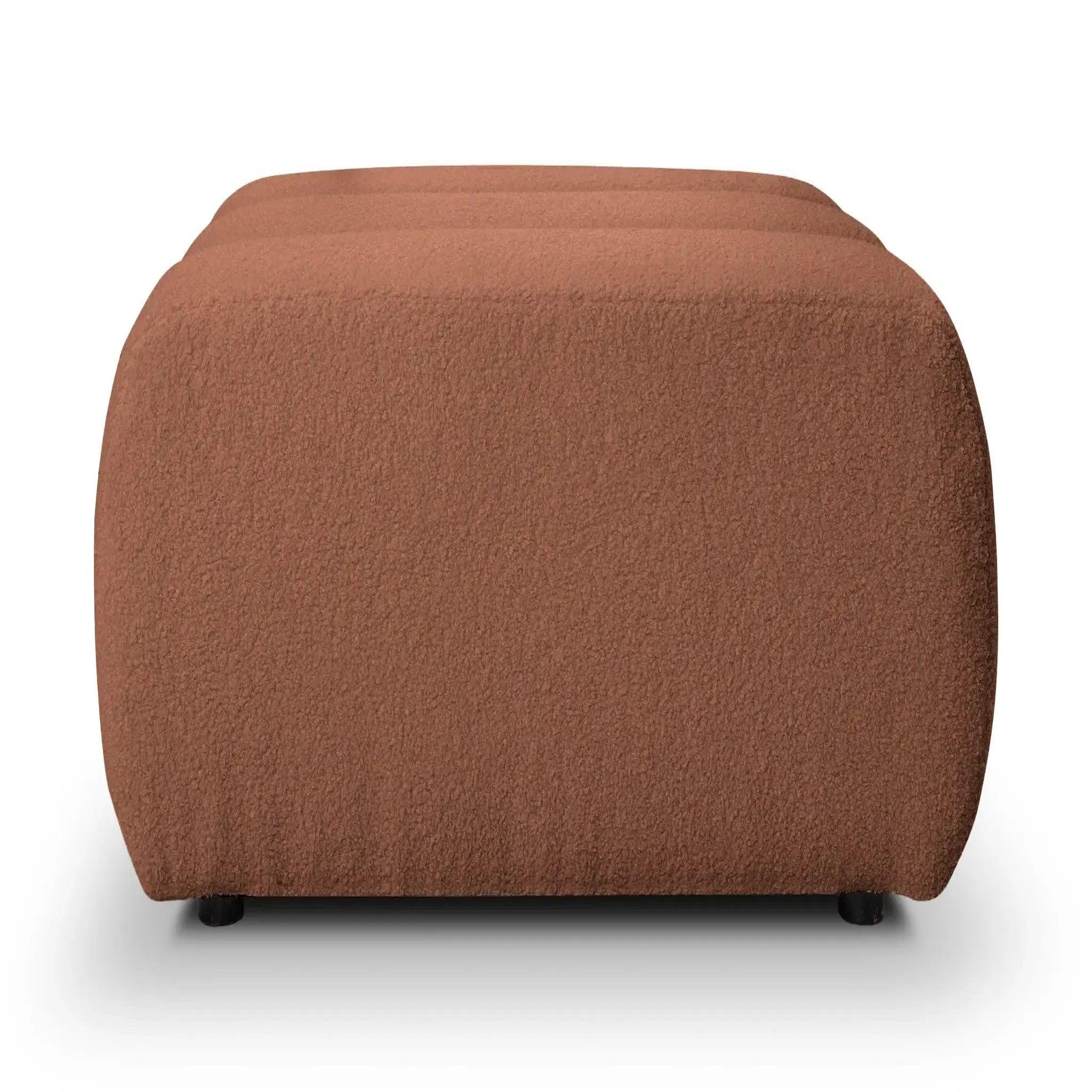 Voir la diapositive 4 : CASANOVA PARIS Celeste - pouf tissu bouclette