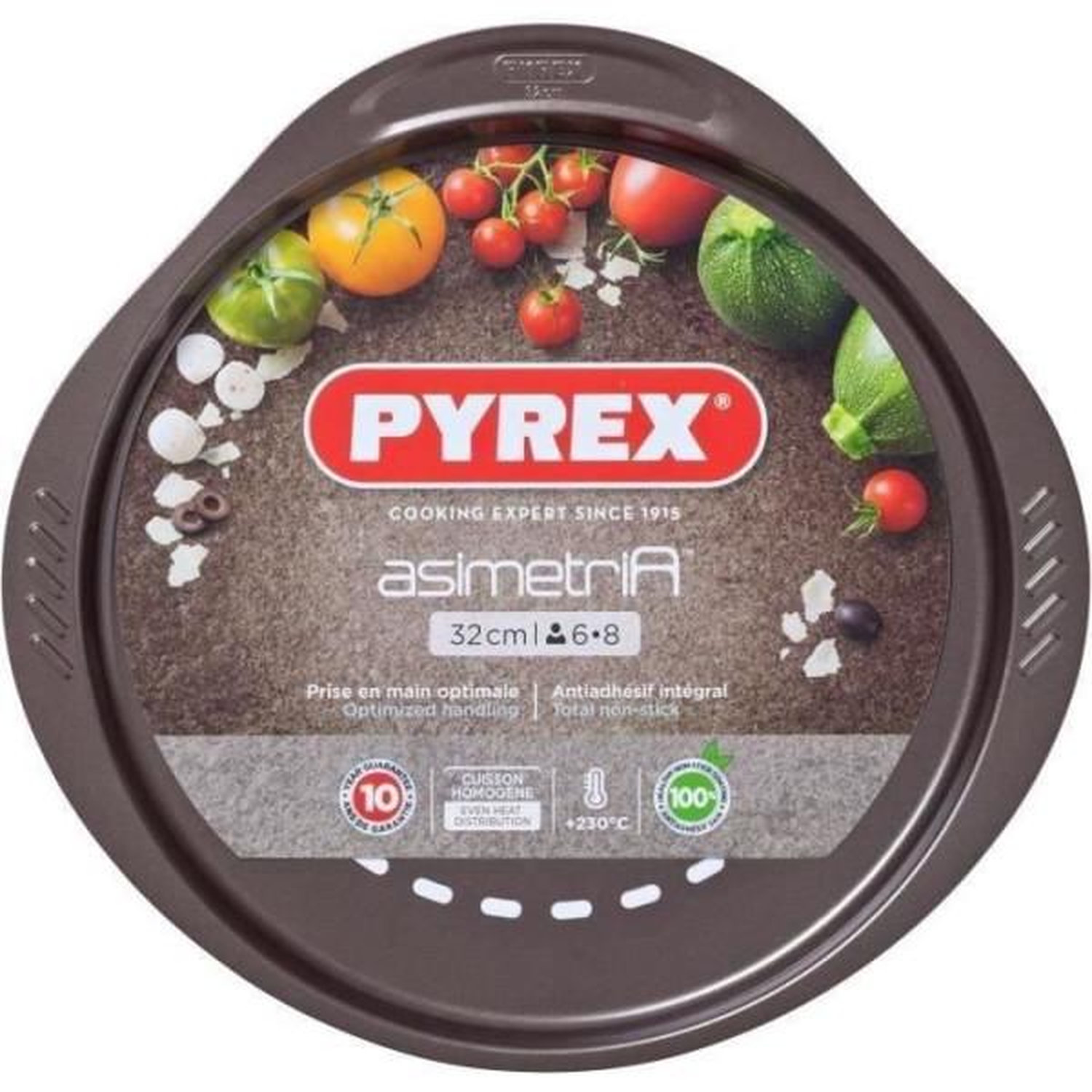 Pyrex Plat a pizza - 1452055 - En métal perforé - 32 cm