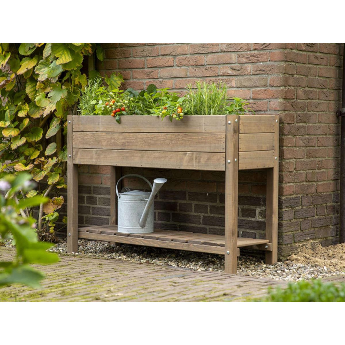 ESSCHERT DESIGN Carré potager en bois marron L - Esschert Design
