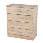 FORNORD Commode 4 tiroirs Pratik