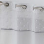 Voir la diapositive 2 : Paris Prix Rideau Voilage  Confettis  140x240cm Blanc