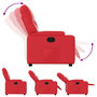 Voir la diapositive 4 : VIDAXL Fauteuil inclinable Rouge Similicuir