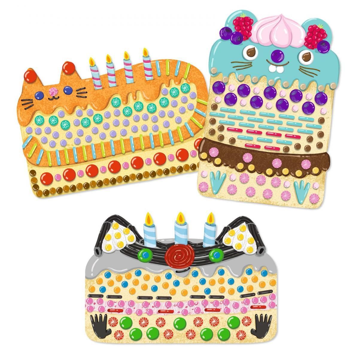 Djeco Cakes et bombecs activites de collage